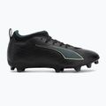 Buty piłkarskie dziecięce PUMA Ultra 6 Match FG/AG Jr puma black/fizzy light/green terrain 2