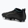 Buty piłkarskie dziecięce PUMA Ultra 6 Match FG/AG Jr puma black/fizzy light/green terrain 3