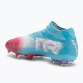 Buty piłkarskie męskie PUMA Future 8 Ultimate Re-Charge FG hero blue/puma white/sunset pink 3