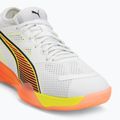 Buty do piłki ręcznej PUMA Eliminate Nitro SQD 4 Game On puma white/glowing red/ultra blue 7