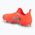 Buty piłkarskie dziecięce PUMA Future 9 Match LL FG/AG Jr glowing red/puma white/puma black/puma silver 3