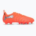 Buty piłkarskie dziecięce PUMA Future 9 Play FG/AG Jr glowing red/puma white/puma black/puma silver 2