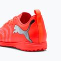 Buty piłkarskie dziecięce PUMA Future 9 Play TT Jr glowing red/puma white/puma black/puma silver 8
