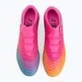 Buty piłkarskie PUMA Future 9 Match Fusion FG/AG poison pink/puma wht/sun stream/bright aqua/puma blk 5