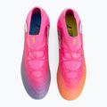Buty piłkarskie dziecięce PUMA Future 9 Pro FG/AG Jr poison pink/puma wht/sun stream/bright aqua/puma blk 5