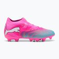 Buty piłkarskie dziecięce PUMA Future 9 Pro FG/AG Jr poison pink/puma wht/sun stream/bright aqua/puma blk 3