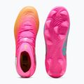 Buty piłkarskie dziecięce PUMA Future 9 Pro FG/AG Jr poison pink/puma wht/sun stream/bright aqua/puma blk 5