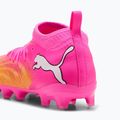 Buty piłkarskie dziecięce PUMA Future 9 Match FG/AG Jr poison pink/puma wht/sun stream/bright aqua/puma blk 5