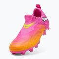 Buty piłkarskie dziecięce PUMA Future 9 Match LL FG/AG Jr poison pink/puma wht/sun stream/bright aqua/puma blk 3