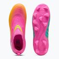 Buty piłkarskie dziecięce PUMA Future 9 Match LL FG/AG Jr poison pink/puma wht/sun stream/bright aqua/puma blk 4