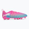 Buty piłkarskie dziecięce PUMA Future 9 Play FG/AG Jr poison pink/puma wht/sun stream/bright aqua/puma blk 2