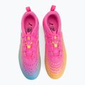 Buty piłkarskie dziecięce PUMA Future 9 Play FG/AG Jr poison pink/puma wht/sun stream/bright aqua/puma blk 5