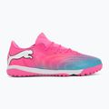 Buty piłkarskie PUMA Future 9 Match Fusion TT poison pink/puma wht/sun stream/bright aqua/puma blk 2