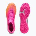 Buty piłkarskie PUMA Future 9 Match Fusion TT poison pink/puma wht/sun stream/bright aqua/puma blk 3