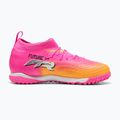 Buty piłkarskie dziecięce PUMA Future 9 Match TT + Mid Jr poison pink/puma wht/sun stream/bright aqua/puma blk 2