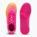 Buty piłkarskie dziecięce PUMA Future 9 Play IT Jr poison pink/puma wht/sun stream/bright aqua/puma blk 3