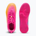 Buty piłkarskie dziecięce PUMA Future 9 Play IT Jr poison pink/puma wht/sun stream/bright aqua/puma blk 6