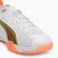 Buty do piłki ręcznej PUMA Eliminate Nitro 4 Game On puma white/glowing red/ultra blue 7