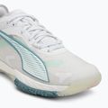 Buty do piłki ręcznej damskie PUMA Accelerate Nitro SQD 4 Game On puma white/baltic sea blue/fresh water 7
