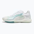 Buty do piłki ręcznej damskie PUMA Accelerate Nitro SQD 4 Game On puma white/baltic sea blue/fresh water 8