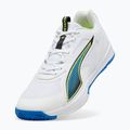 Buty do piłki ręcznej PUMA Accelerate Turbo 4 Game On puma white/glowing red/ultra blue 10