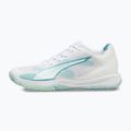 Buty do piłki ręcznej PUMA Accelerate Pro 4 Game On puma white/baltic sea blue/fresh water