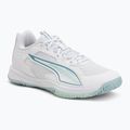 Buty do piłki ręcznej PUMA Accelerate Pro 4 Game On puma white/baltic sea blue/fresh water