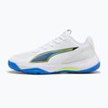 Buty do piłki ręcznej dziecięce PUMA Accelerate 4 Game On Jr puma white/glowing red/ultra blue 8