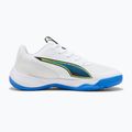 Buty do piłki ręcznej dziecięce PUMA Accelerate 4 Game On Jr puma white/glowing red/ultra blue 9