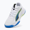 Buty do piłki ręcznej dziecięce PUMA Accelerate 4 Game On Jr puma white/glowing red/ultra blue 10