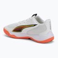 Buty do piłki ręcznej dziecięce PUMA Accelerate 4 Game On Jr puma white/glowing red/ultra blue 3