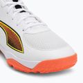 Buty do piłki ręcznej dziecięce PUMA Accelerate 4 Game On Jr puma white/glowing red/ultra blue 7
