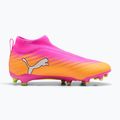 Buty piłkarskie dziecięce PUMA Ultra 6 Match+ LL FG/AG Jr poison pink/puma wht/sun stream/bright aqua/puma blk 2