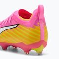 Buty piłkarskie dziecięce PUMA Ultra 6 Pro Jr FG/AG poison pink/puma wht/sunstream/bright aqua/puma blk 5