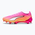 Buty piłkarskie PUMA Ultra 6 Ultimate FG poison pink/puma wht/sun stream/bright aqua/puma blk