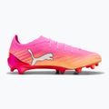 Buty piłkarskie PUMA Ultra 6 Ultimate FG poison pink/puma wht/sun stream/bright aqua/puma blk 2