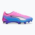 Buty piłkarskie PUMA Ultra 6 Ultimate FG poison pink/puma wht/sun stream/bright aqua/puma blk 3