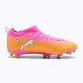 Buty piłkarskie dziecięce PUMA Ultra 6 Match FG/AG Jr poison pink/puma wht/sun stream/bright aqua/puma blk 2