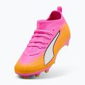 Buty piłkarskie dziecięce PUMA Ultra 6 Match FG/AG Jr poison pink/puma wht/sun stream/bright aqua/puma blk 4