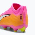 Buty piłkarskie dziecięce PUMA Ultra 6 Match FG/AG Jr poison pink/puma wht/sun stream/bright aqua/puma blk 7