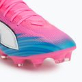 Buty piłkarskie PUMA Ultra 6 Match + FG/AG poison pink/puma wht/sun stream/bright aqua/puma blk 7