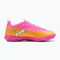 Buty piłkarskie dziecięce PUMA Ultra 6 Play TT Jr poison pink/puma wht/sun stream/bright aqua/puma blk 2