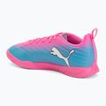 Buty piłkarskie dziecięce PUMA Ultra 6 Play It Jr poison pink/puma wht/sun stream/bright aqua/puma blk 3