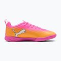 Buty piłkarskie dziecięce PUMA Ultra 6 Play It Jr poison pink/puma wht/sun stream/bright aqua/puma blk