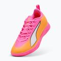 Buty piłkarskie dziecięce PUMA Ultra 6 Play It Jr poison pink/puma wht/sun stream/bright aqua/puma blk 3