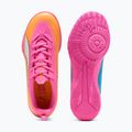 Buty piłkarskie dziecięce PUMA Ultra 6 Play It Jr poison pink/puma wht/sun stream/bright aqua/puma blk 4