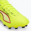 Buty piłkarskie dziecięce PUMA Ultra 6 Match FG/AG Jr yellow alert/puma black/glowing red/lime squeeze 7