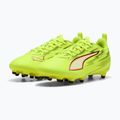 Buty piłkarskie dziecięce PUMA Ultra 6 Play FG/AG Jr yellow alert/puma black/glowing red/lime squeeze 9