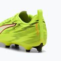 Buty piłkarskie dziecięce PUMA Ultra 6 Play FG/AG Jr yellow alert/puma black/glowing red/lime squeeze 10
