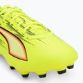 Buty piłkarskie dziecięce PUMA Ultra 6 Play FG/AG Jr yellow alert/puma black/glowing red/lime squeeze 7